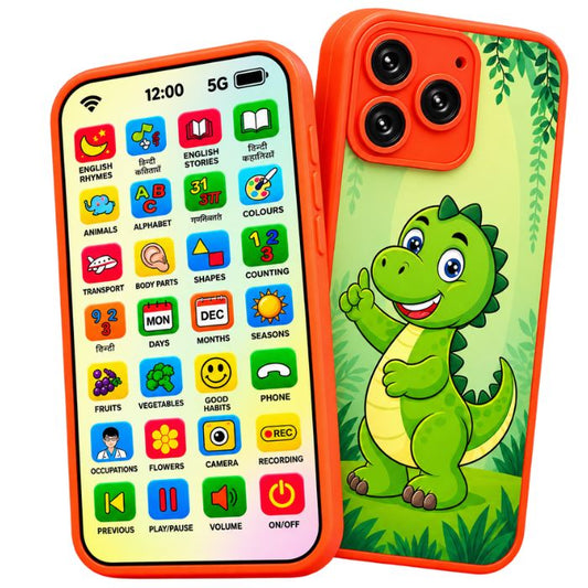 Rechargeable Educational Toy Phone for Kids with 28 Learning Functions