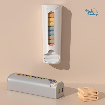 Wall-Mounted Sock Storage Organizer (Set of 2)