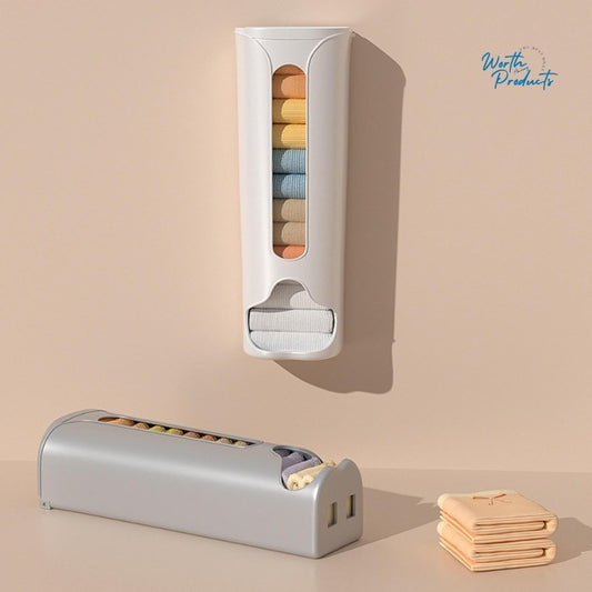 Wall-Mounted Sock Storage Organizer (Set of 2)