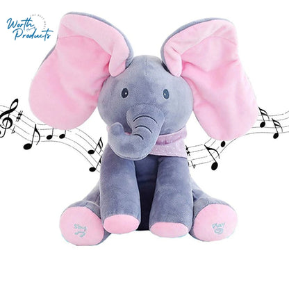 WHP™ – Peekaboo Interactive Stuffed Elephant Toy