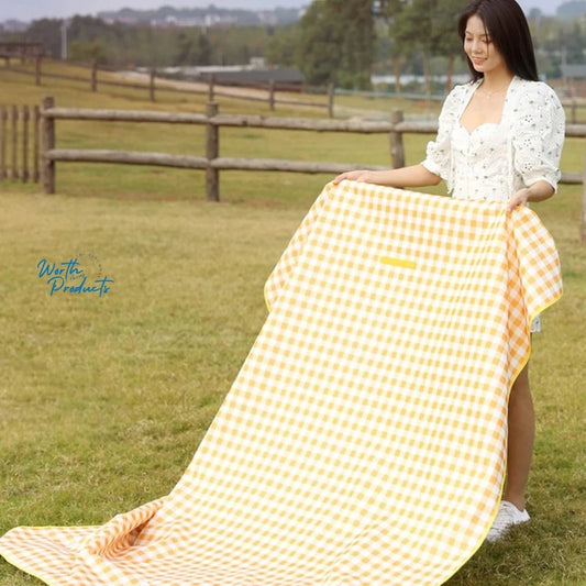 Waterproof Rectangular Rubber Picnic Mat