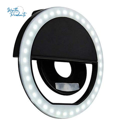 Rechargeable Mini LED Selfie Ring Light