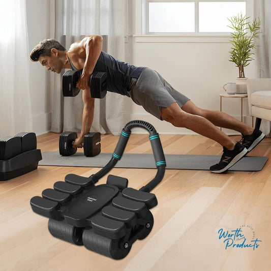 WHP™ – Abdominal Wheel With 8 Elbow Supports