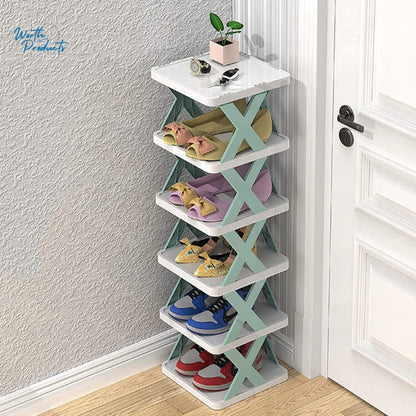 6 Layer Foldable Shoe Rack