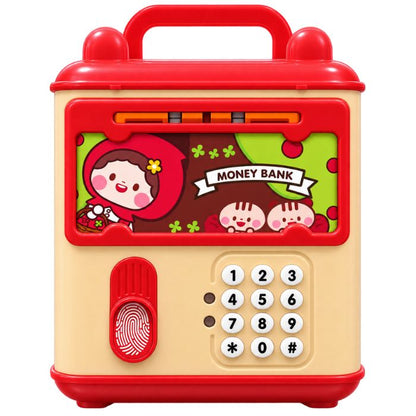 Piggy Bank for Kids with Password & Fingerprint Lock