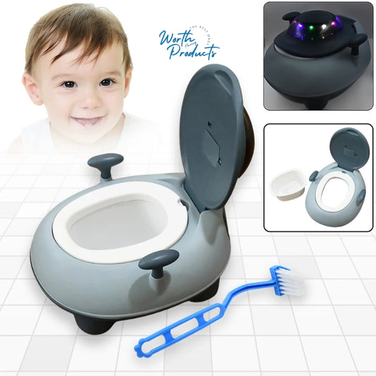 WHP™ – Baby Portable Lighting  Music Toilet Baby Potty Training Seat