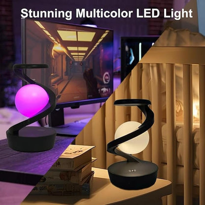 RGB Rotating Moon Levitation Table Lamp