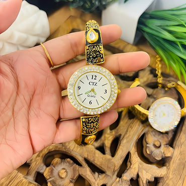 Gold-Tone Watch Rakhi