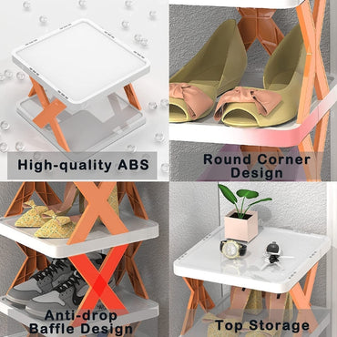 6 Layer Foldable Shoe Rack