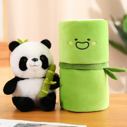 Cute Panda Bamboo Plush Toy