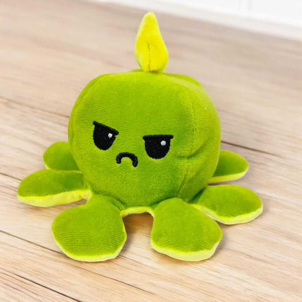 Reversible Octopus Mood Plush Toy