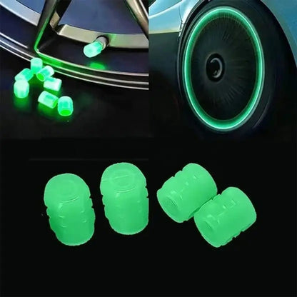WHP™ – Plastic Tyre Valve Cap for Car (Cylinder) (PACK OF 4)