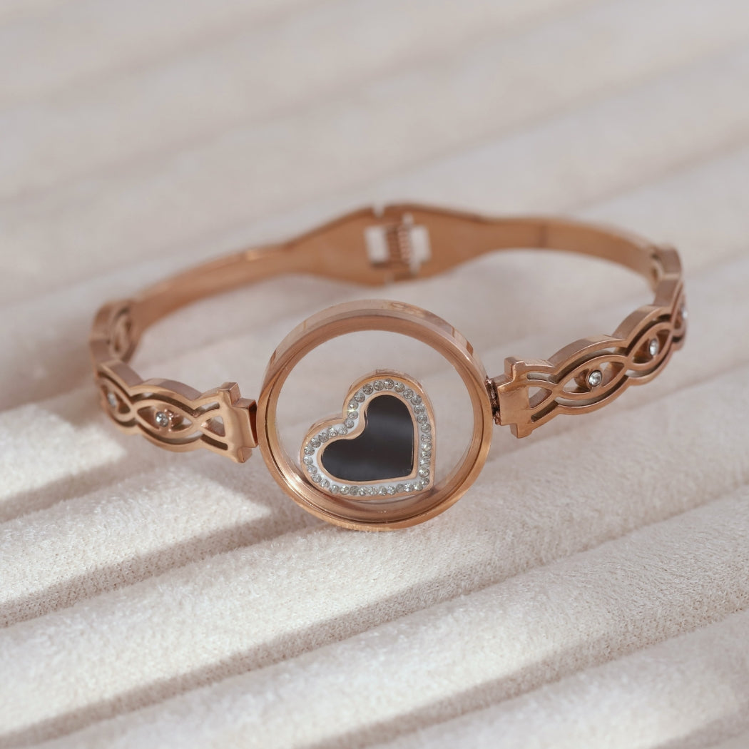 Heart Locket Transparent Bracelet