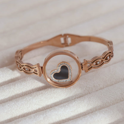 Heart Locket Transparent Bracelet