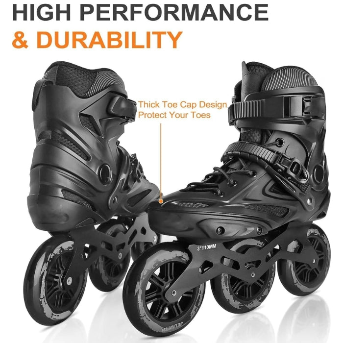 3 Wheel Inline Skates Skating Shoes