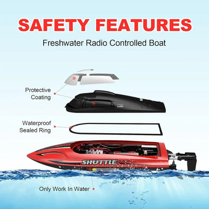 Remote-Controlled Self-Righting RC Boat