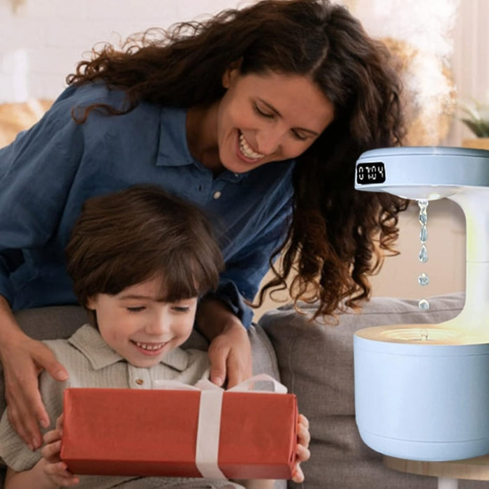 Cool Mist Humidifier Anti-Gravity Water Drop