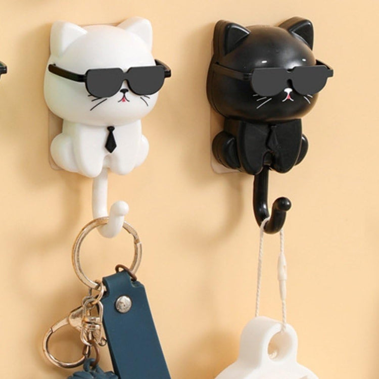 Multi-Purpose Cat Key Holder with Sunglasses Hook
