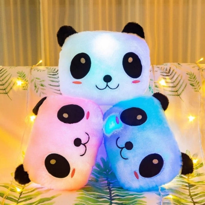 Panda Night Light Plush Pillow
