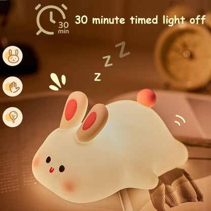 Cute Rabbit Silicone Touch Lamp