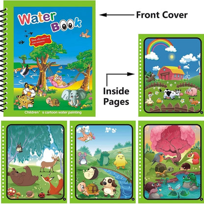 WHP™ – Re-Usable Magic Coloring Water Book with Magic Pen
