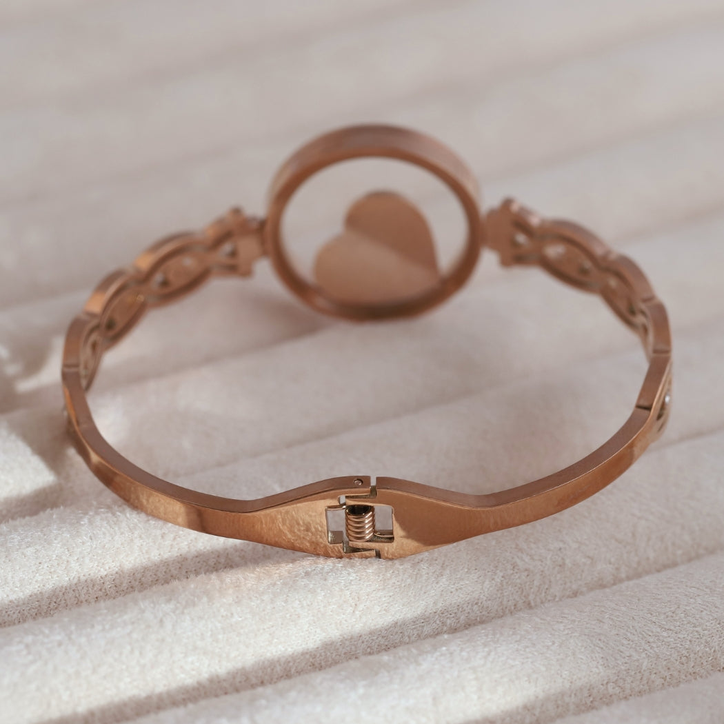 Heart Locket Transparent Bracelet