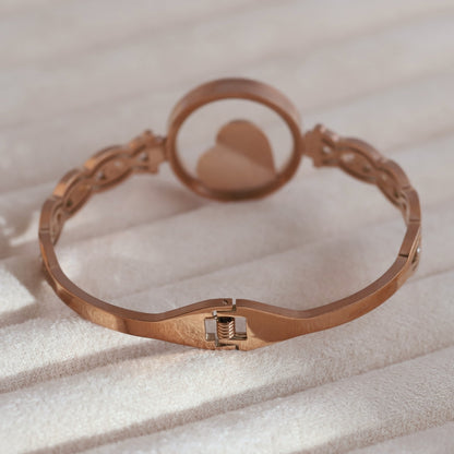Heart Locket Transparent Bracelet