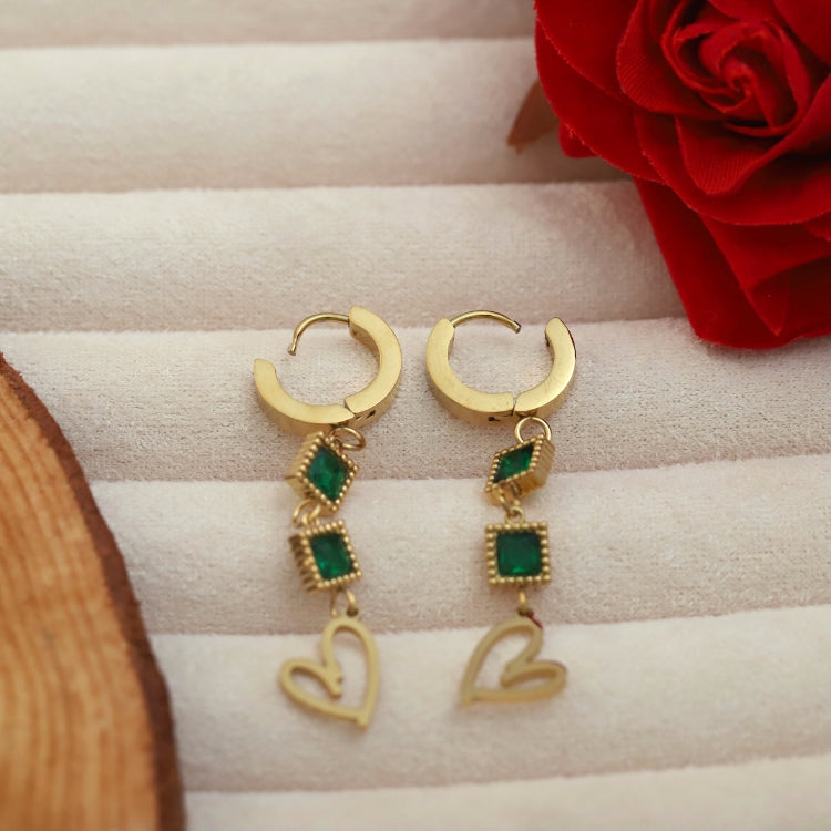 Gold-plated Hanging Earrings