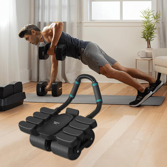 WHP™ – Automatic Rebound Abdominal Wheel With 8 Elbow Supports