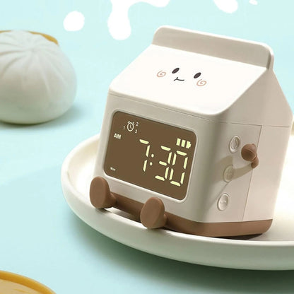 WHP™ – Cartoon Fun Milk Display Alarm Clock