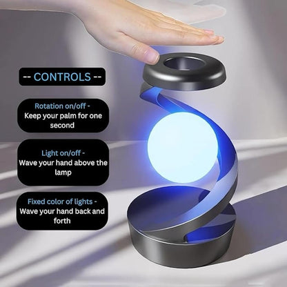 RGB Rotating Moon Levitation Table Lamp
