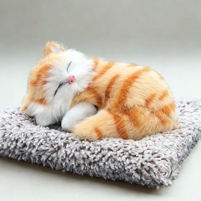 Cute Sleeping Cat Plush Toy