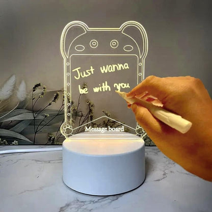 WHP™ – Creative 3D Acrylic Message Board with Pen