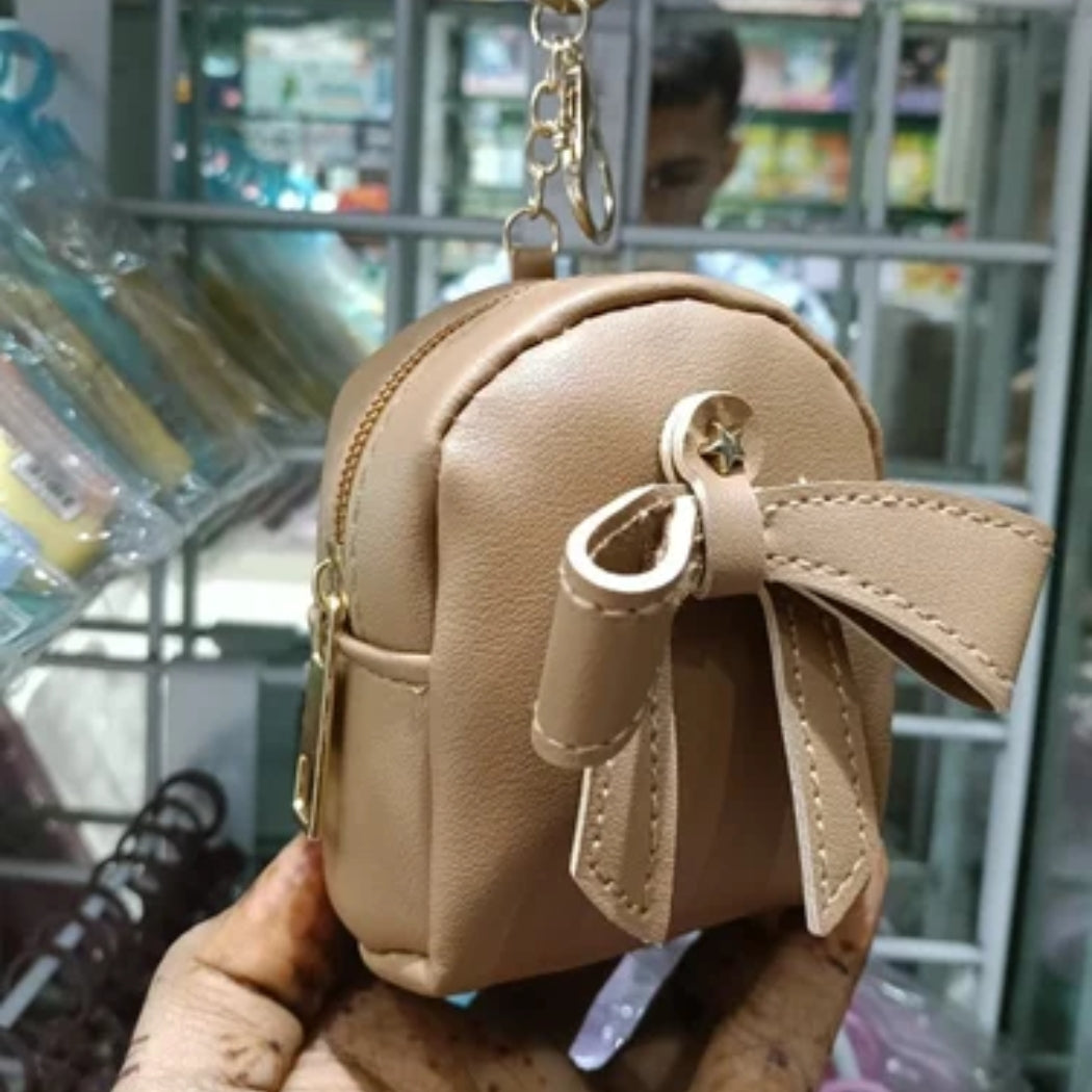 Mini Bag Coin Pouch Keychain