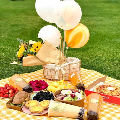Waterproof Rectangular Rubber Picnic Mat
