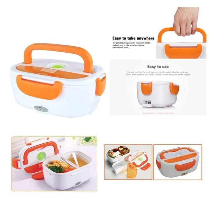 Electric Heated Portable Food Warmer Lunch Box