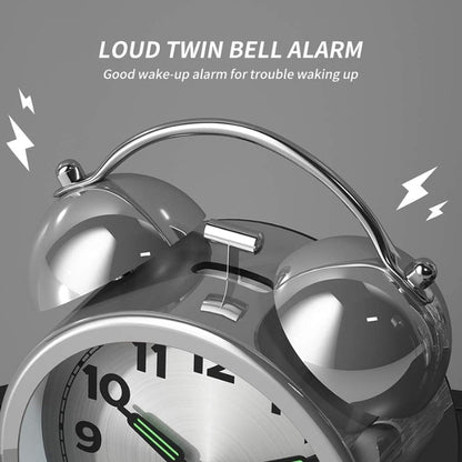 Retro Twin Bell Alarm Clock