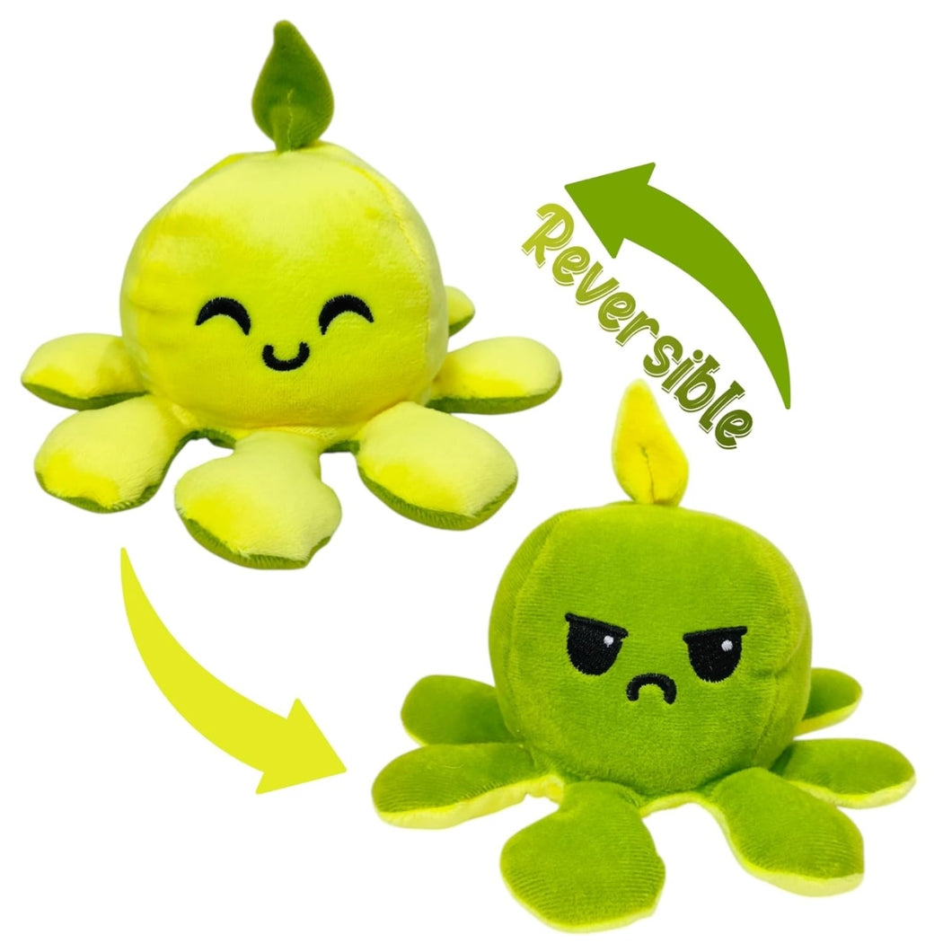 Reversible Octopus Mood Plush Toy
