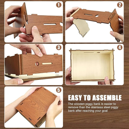 WHP™ – Wooden Money Piggy Bank