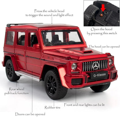 WHP™ – Mercedes G Wagon Die Cast Metal Replica with Lights and Sound