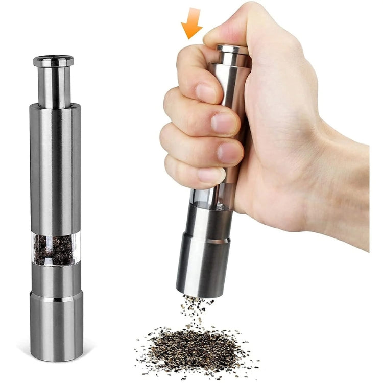 WHP™ – Stainless Steel Thumb Presser Salt And Pepper Grinder