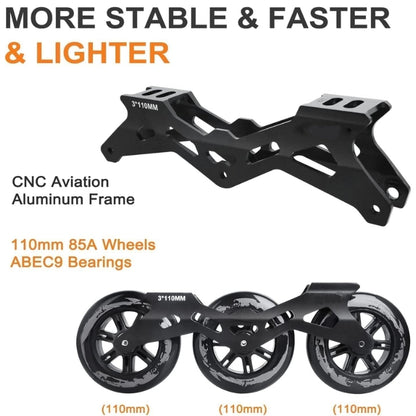 3 Wheel Inline Skates Skating Shoes