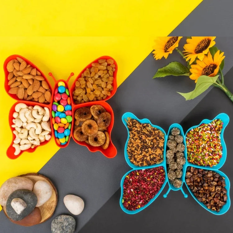 WHP™ – Multipurpose Butterfly Plastic Tray with 5 Compartment