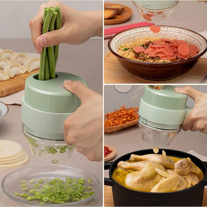 4-in-1 Electric Vegetable Cutter