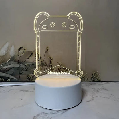 WHP™ – Creative 3D Acrylic Message Board with Pen