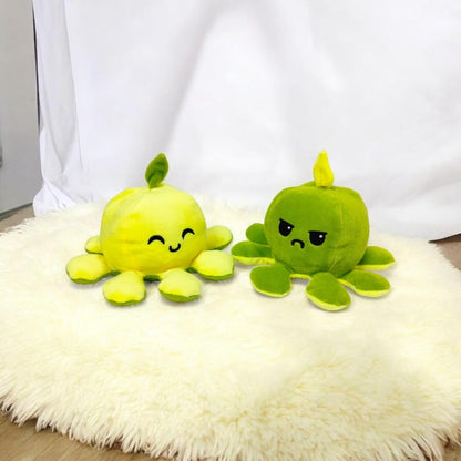 Reversible Octopus Mood Plush Toy