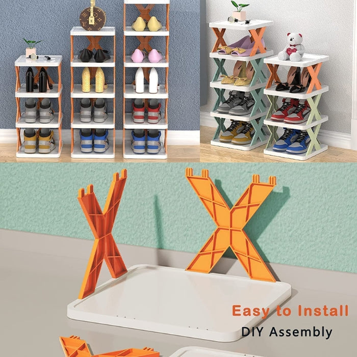 6 Layer Foldable Shoe Rack