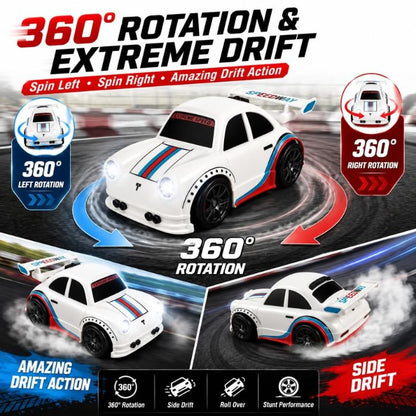 Rechargeable RC Drift Racing Car with Follow Me & Escape Mode