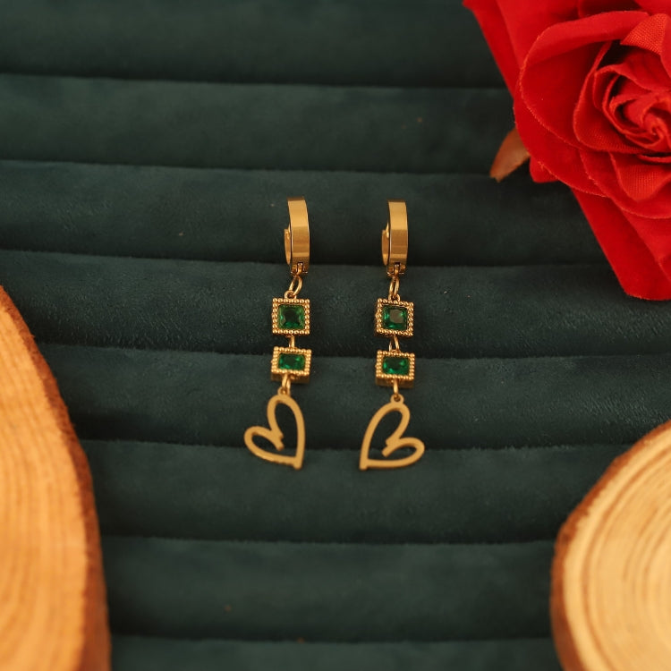 Gold-plated Hanging Earrings
