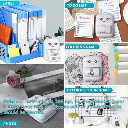 WHP™ – Cute Mini Bluetooth Thermal Printer